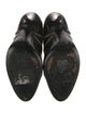 Sergio Rossi Leather Studded Accents Sock Boots