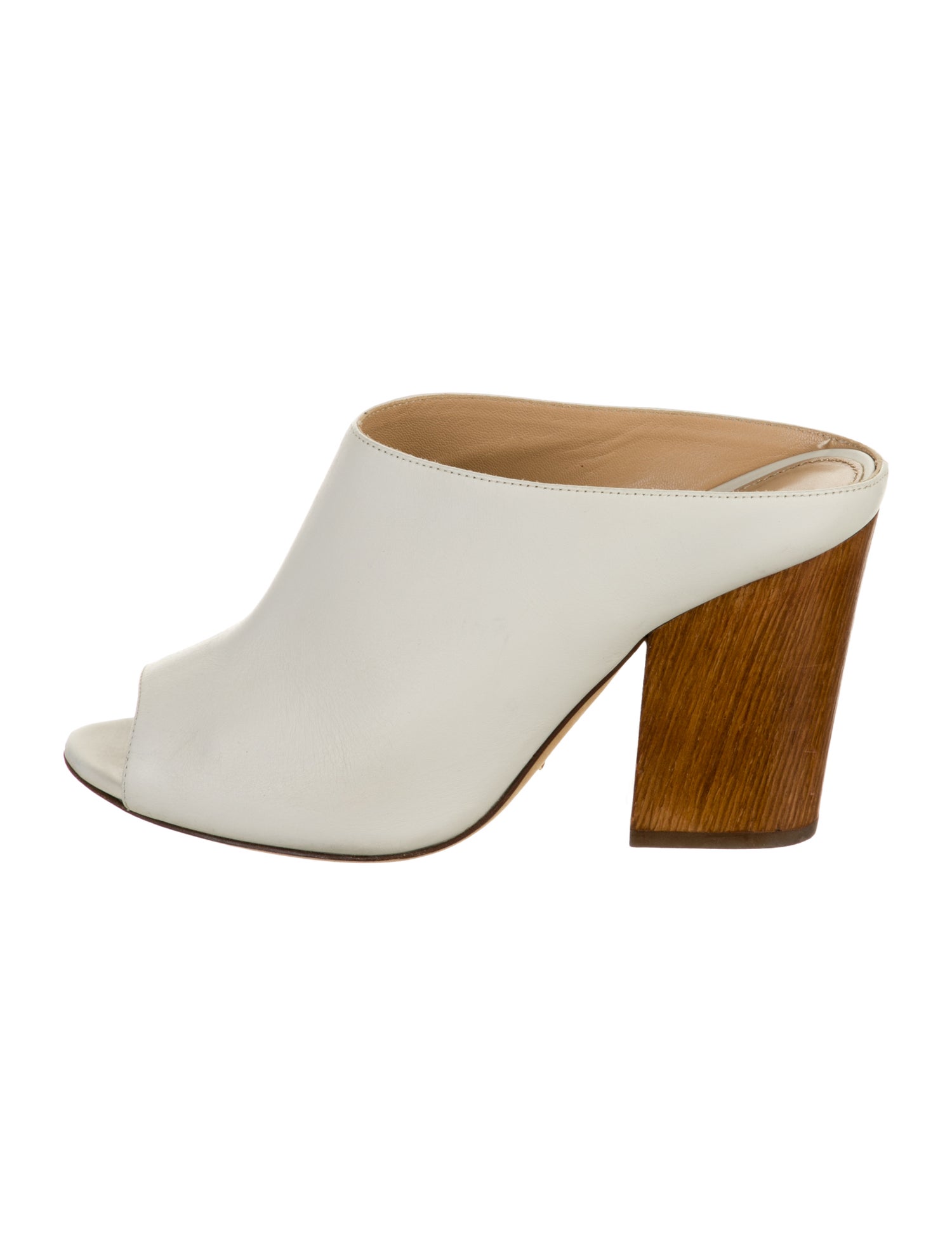 Sergio Rossi Leather Mules