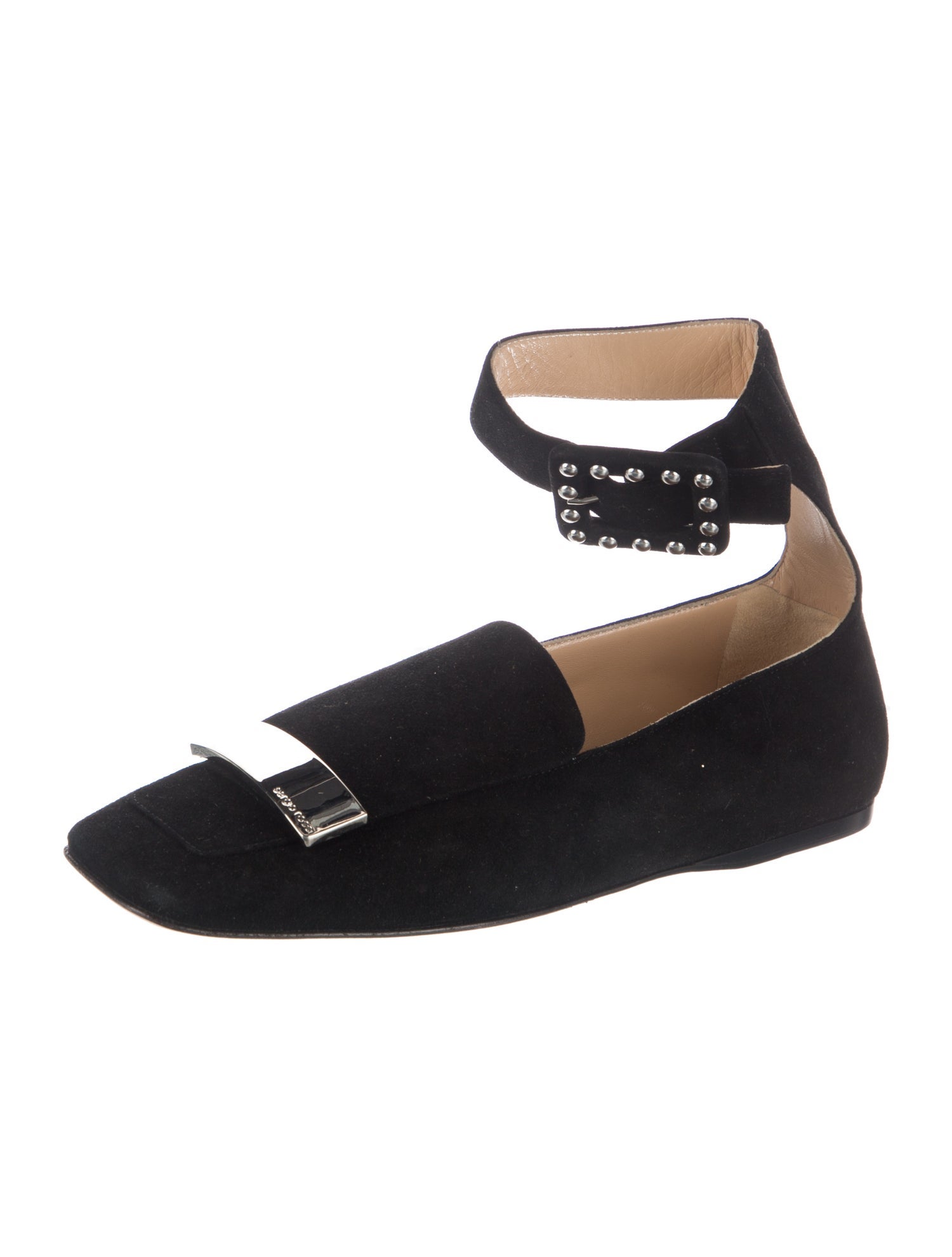 Sergio Rossi Suede Flats