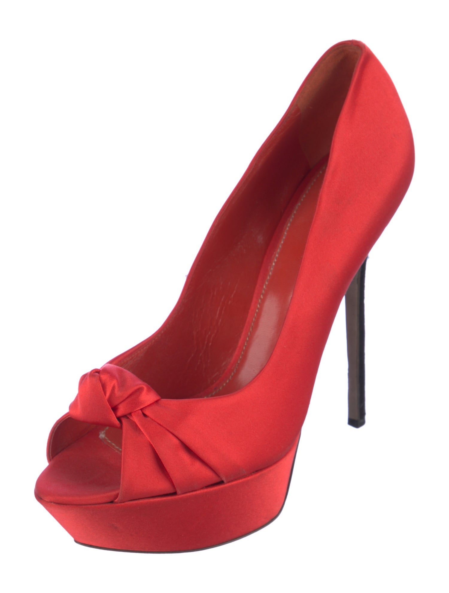 Sergio Rossi Satin Sandals