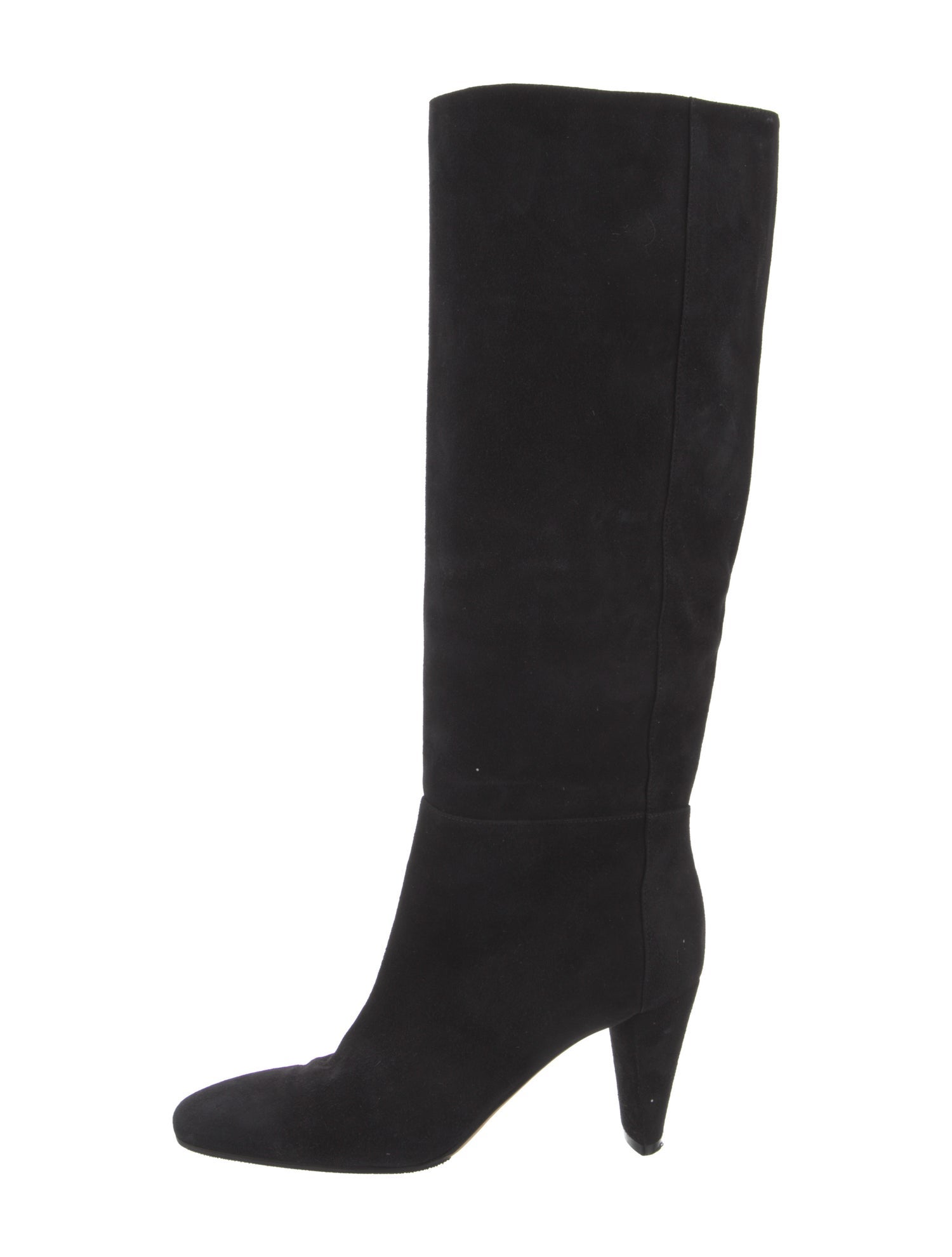 Sergio Rossi Suede Embroidered Accent Boots