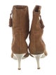 Sergio Rossi Suede Tassel Accents Boots