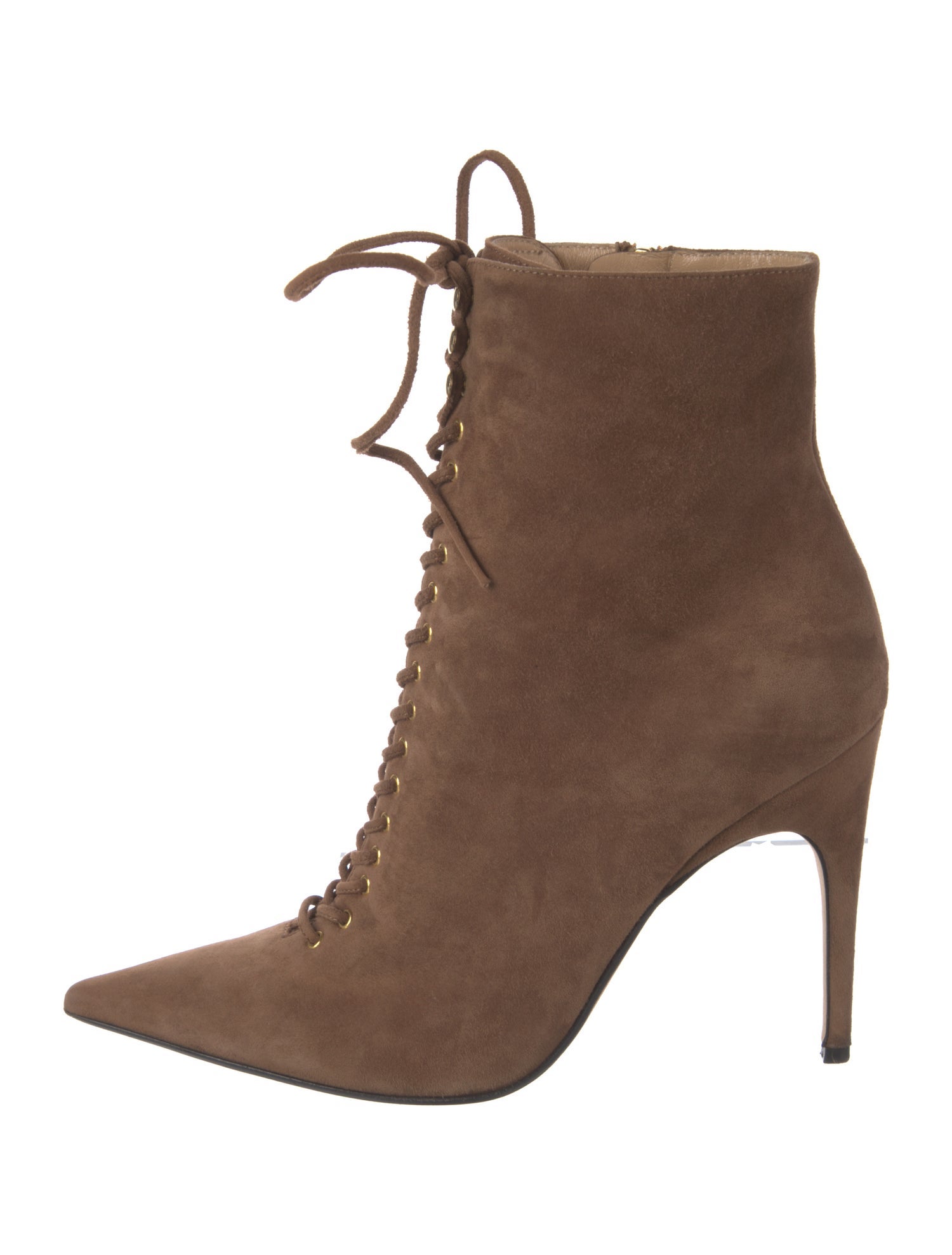 Sergio Rossi Suede Lace-Up Boots
