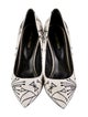 Sergio Rossi Canvas Printed Pumps