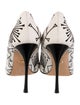 Sergio Rossi Canvas Printed Pumps