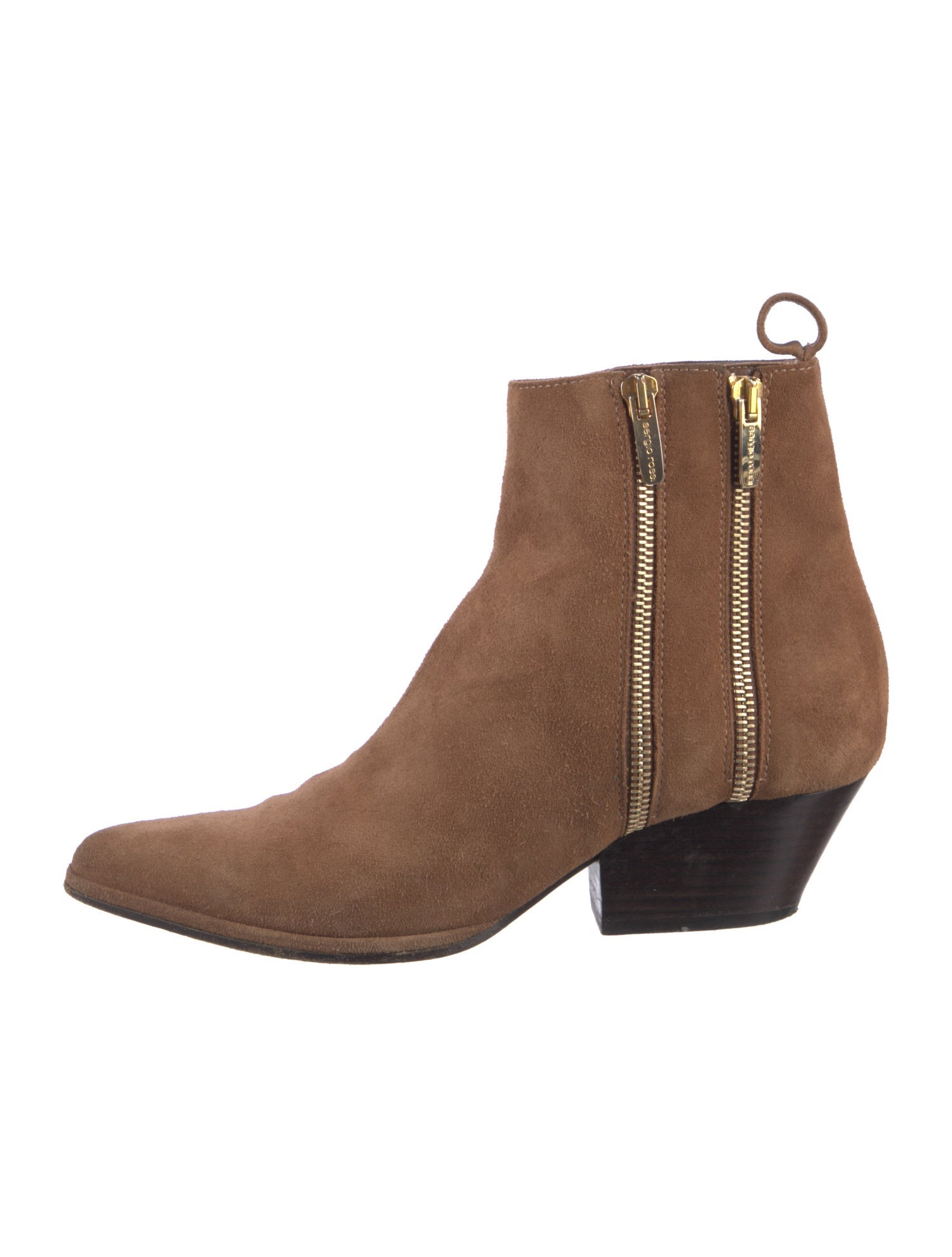 Sergio Rossi Suede Western Boots