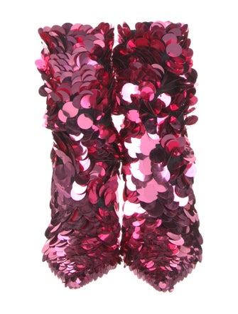 Sergio Rossi Sequins Sequin Embellishments Boots
