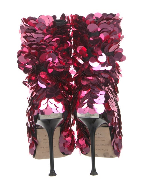 Sergio Rossi Sequins Sequin Embellishments Boots