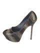 Sergio Rossi Python Animal Print Pumps