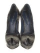 Sergio Rossi Python Animal Print Pumps