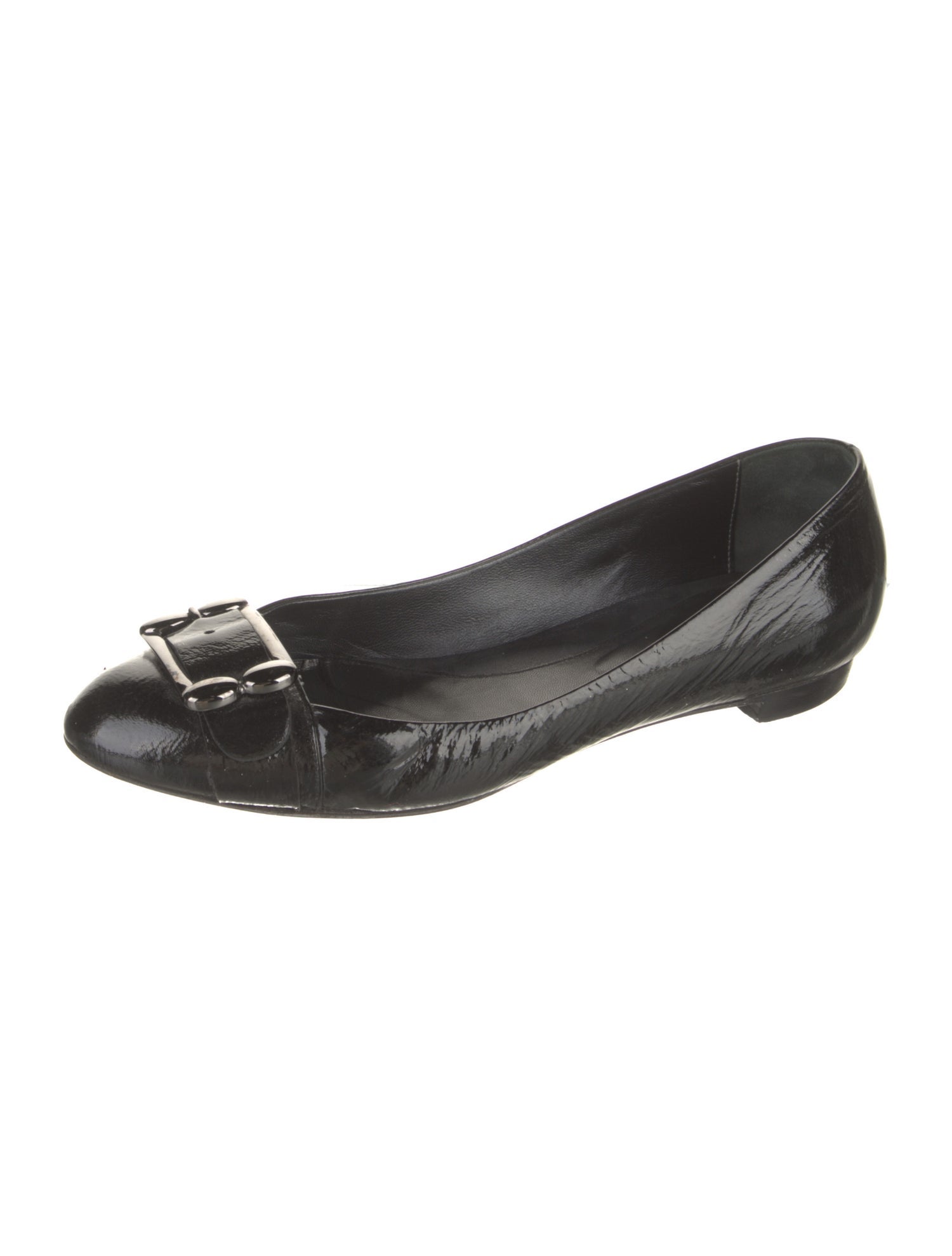 Sergio Rossi Patent Leather Ballet Flats