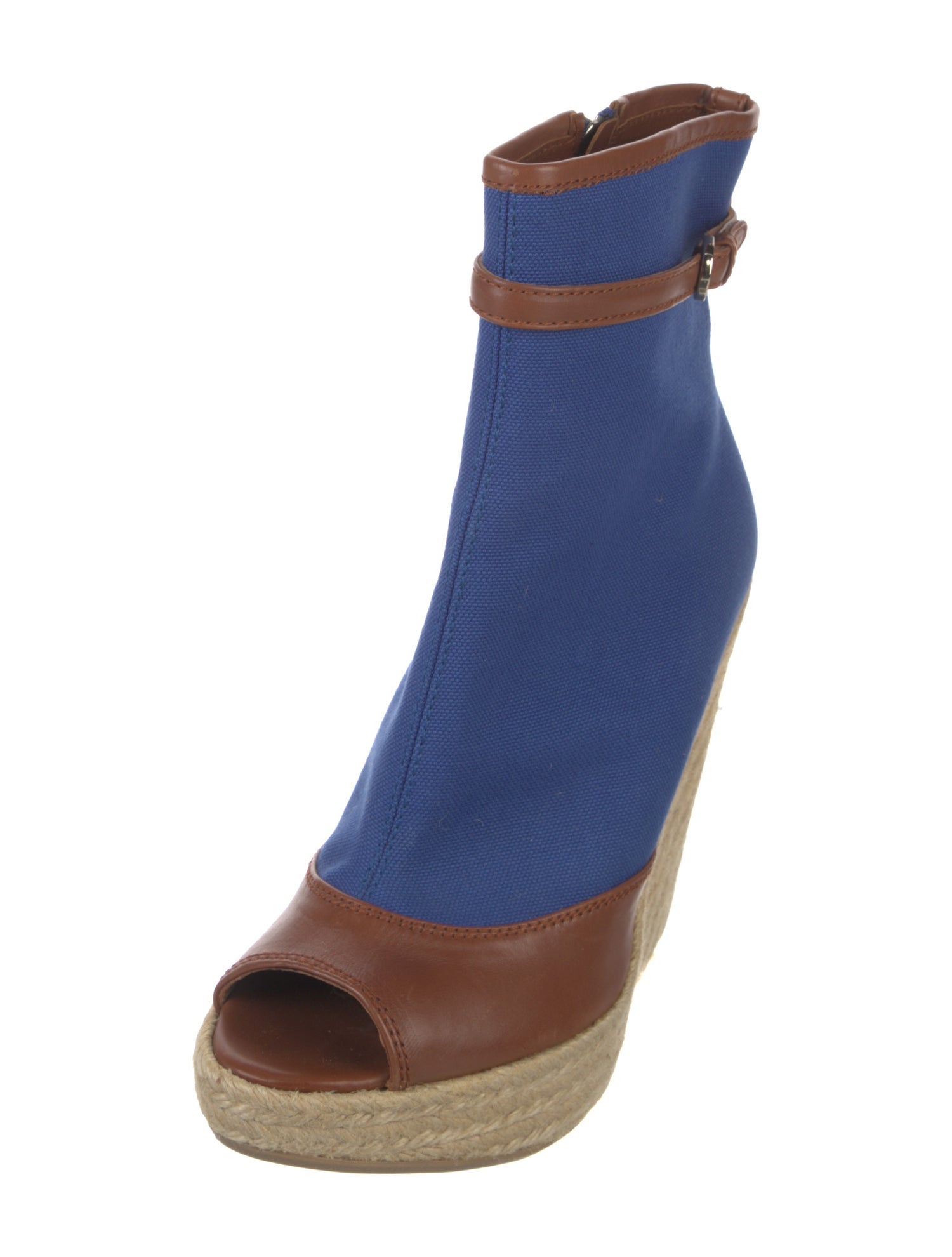 Sergio Rossi Canvas Colorblock Pattern Pumps