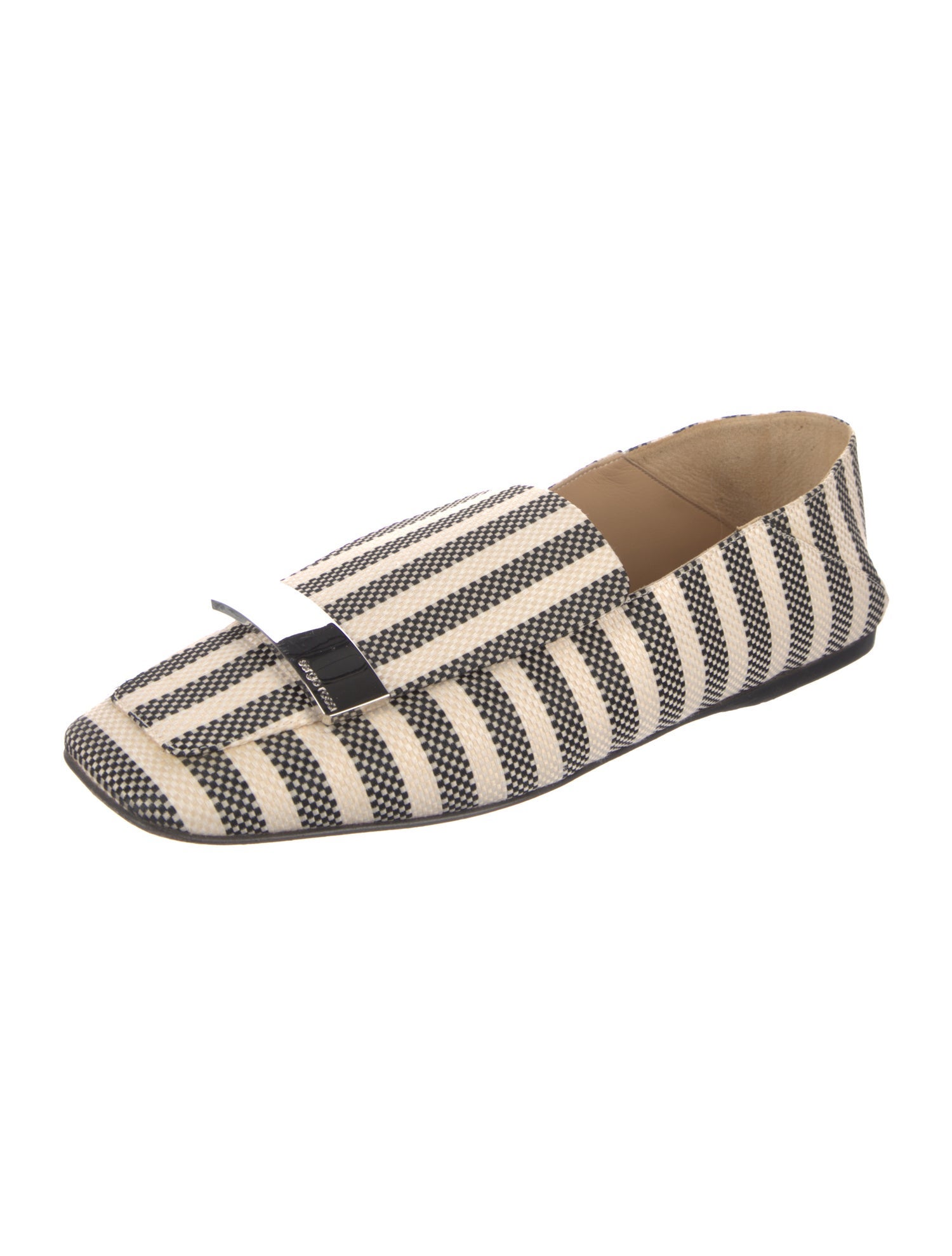 Sergio Rossi Vintage Striped Flats