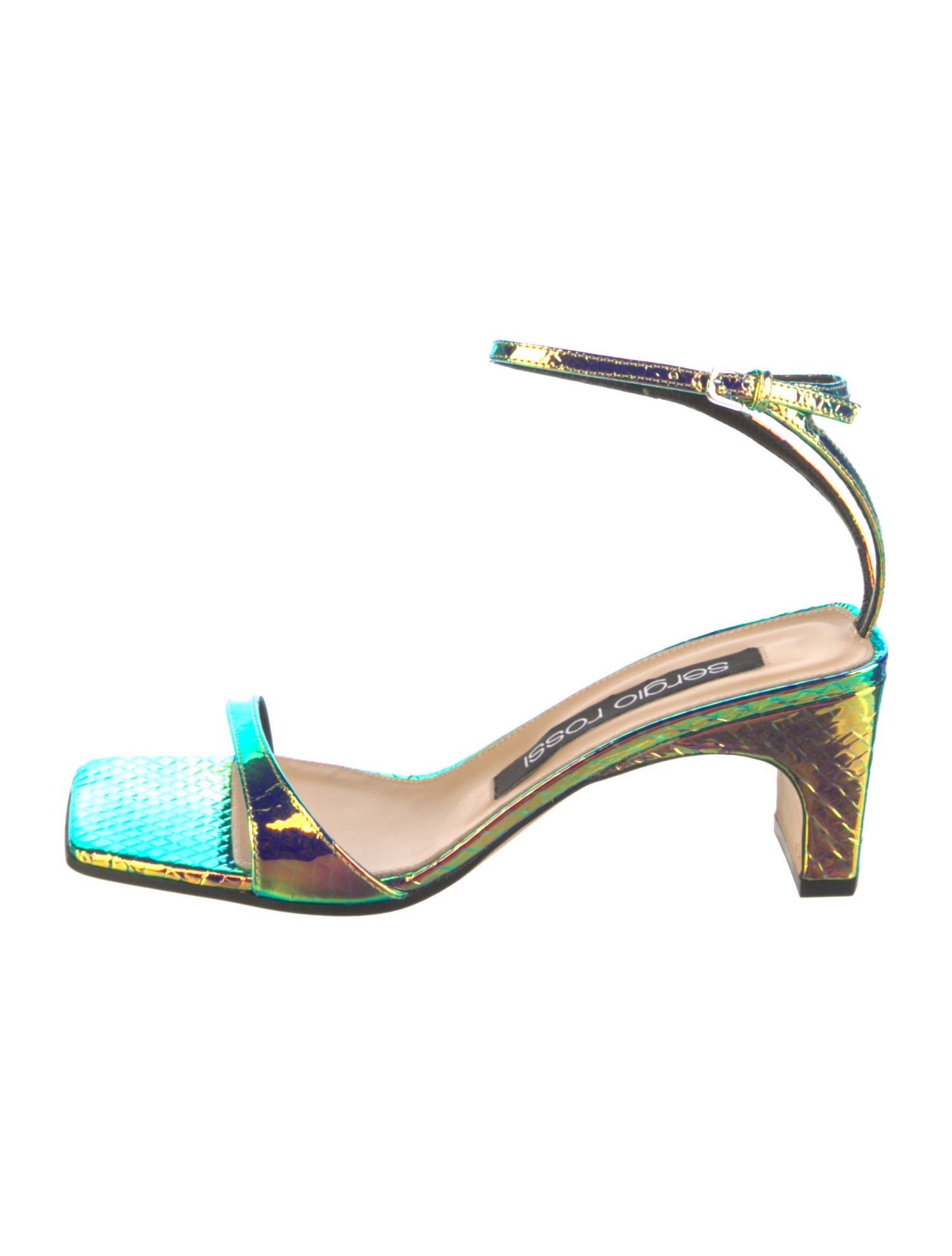 Sergio Rossi Patent Leather Sandals w/ Tags