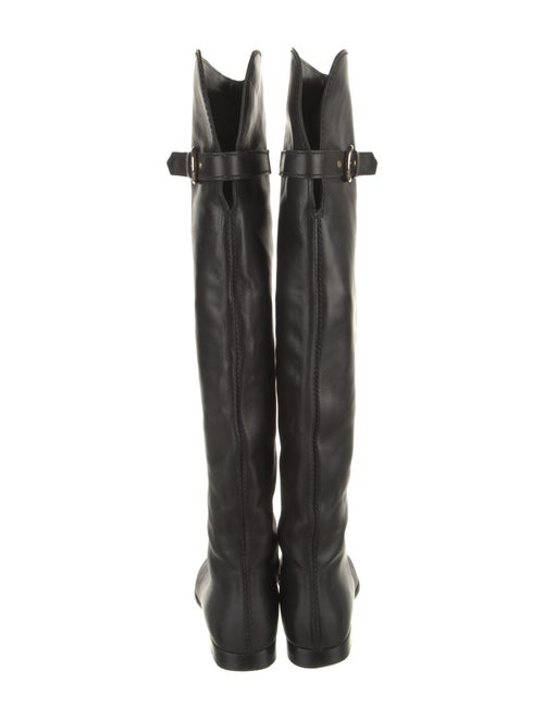 Sergio Rossi Leather Riding Boots