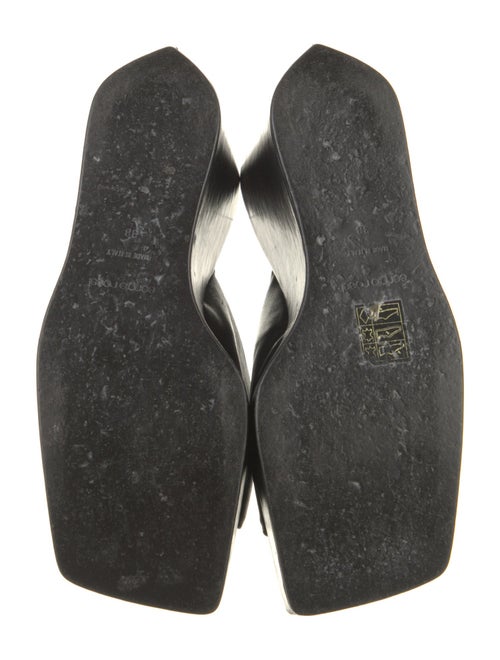 Sergio Rossi Leather Slides