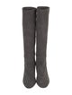 Sergio Rossi Suede Riding Boots