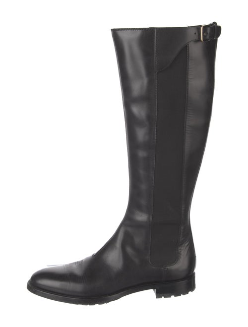 Sergio Rossi Leather Riding Boots