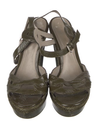 Sergio Rossi Patent Leather Sandals