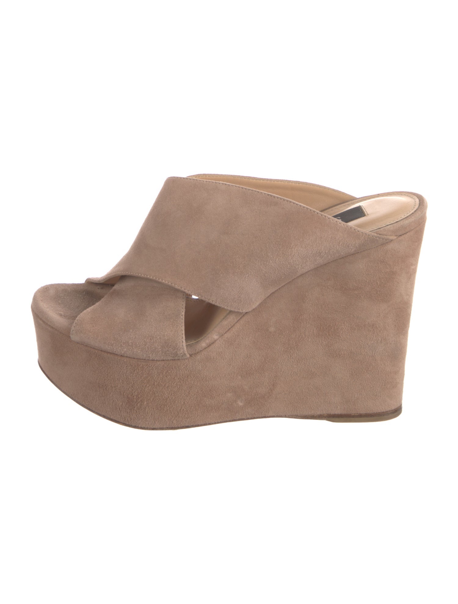 Sergio Rossi Suede Slides