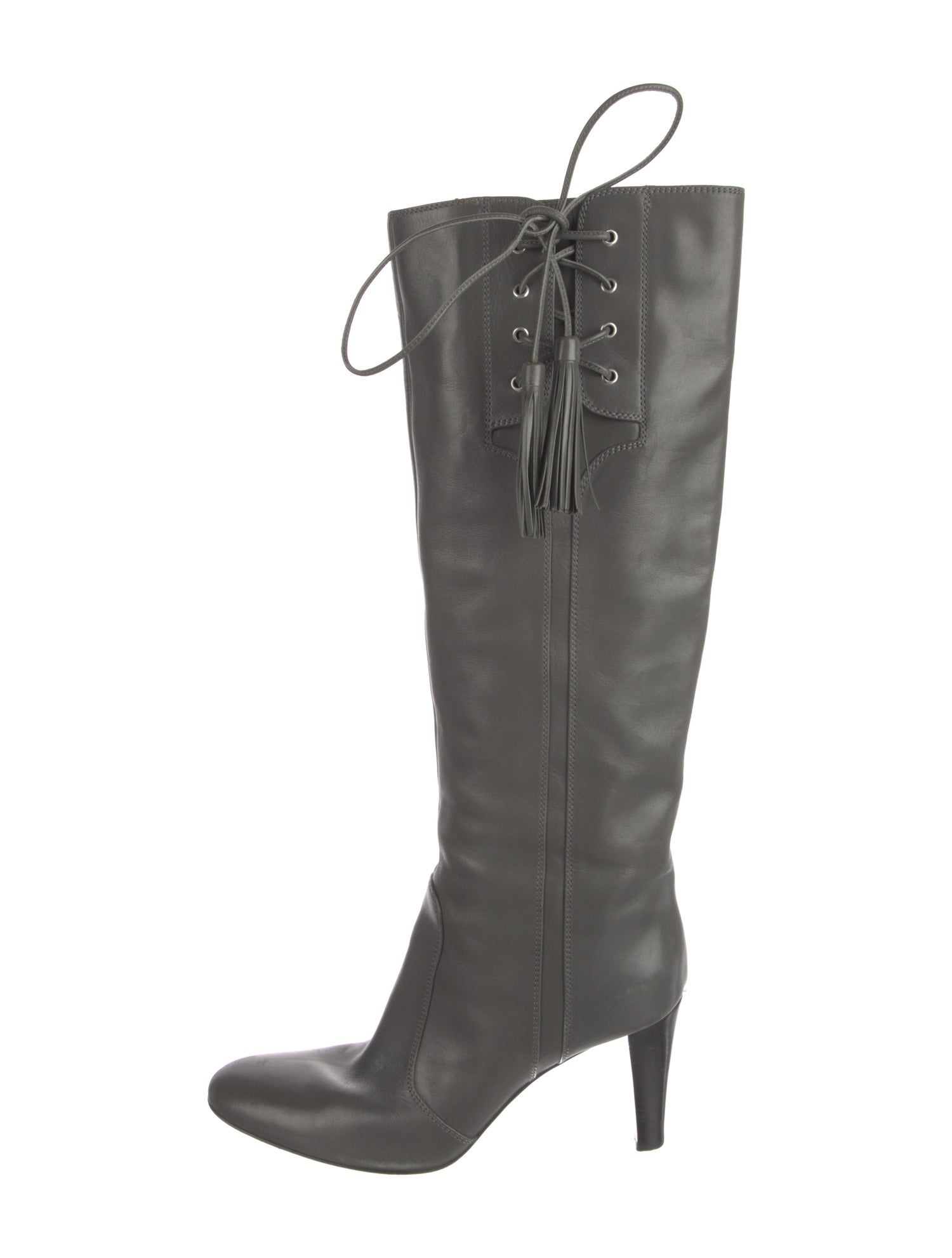 Sergio Rossi Leather Riding Boots