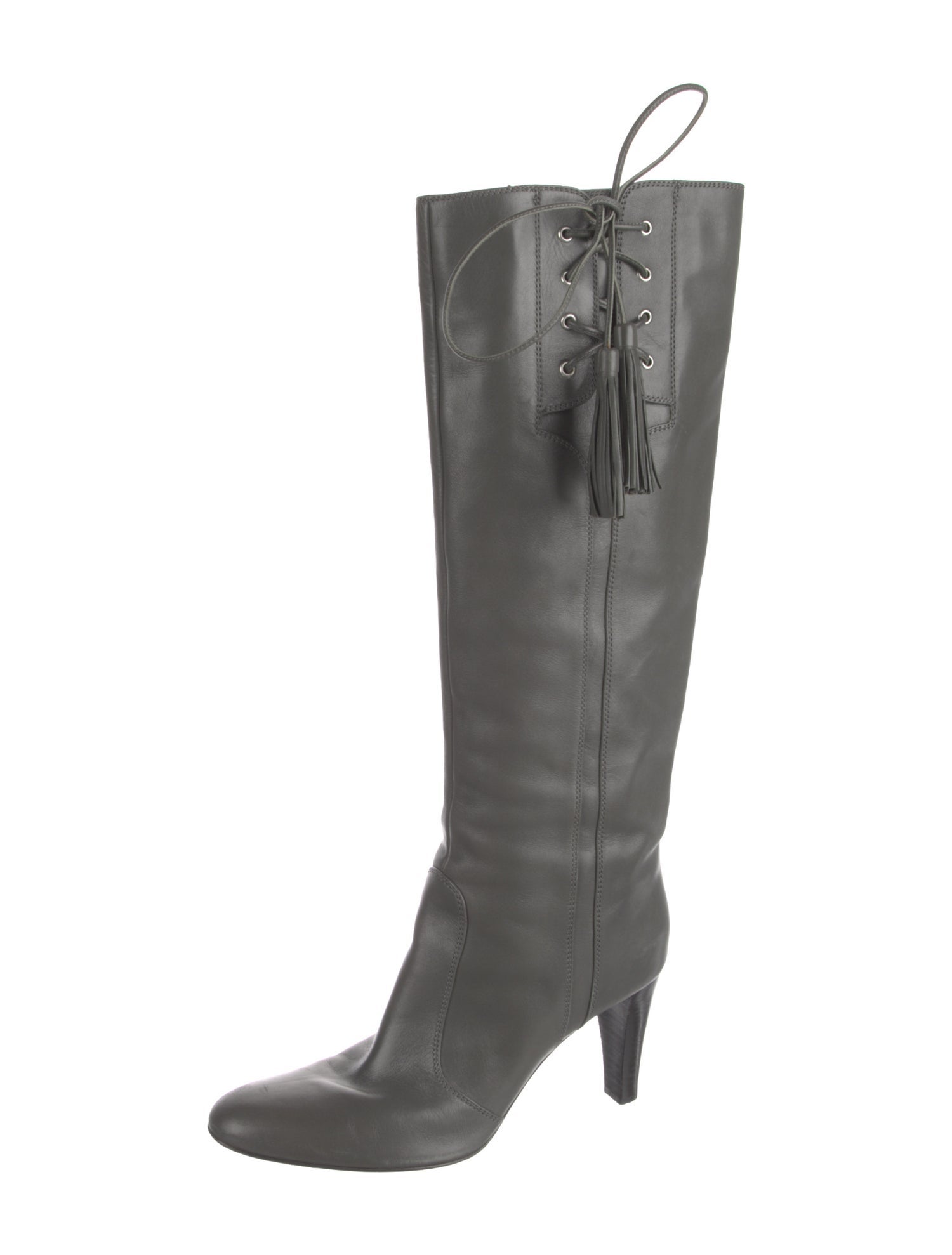 Sergio Rossi Leather Riding Boots