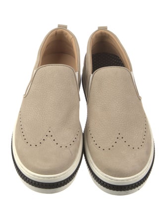 Sergio Rossi Leather Boat Shoes