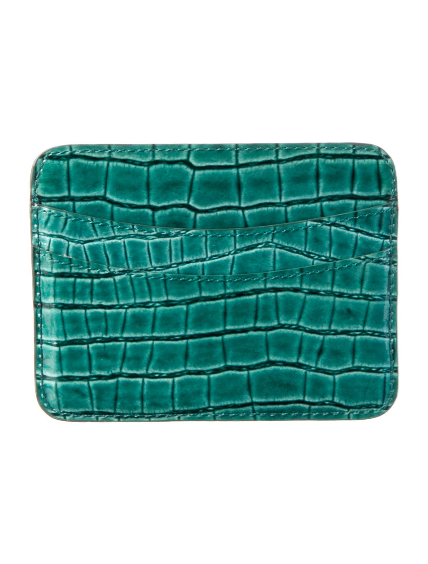 Sergio Rossi Leather Card Holder