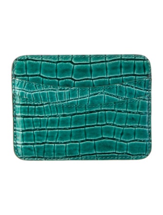 Sergio Rossi Leather Card Holder