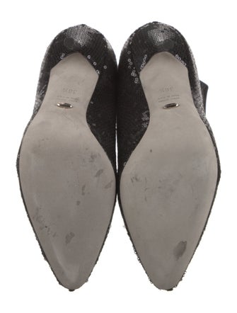 Sergio Rossi Sequins Sequin Embellishments Lace-Up Boots