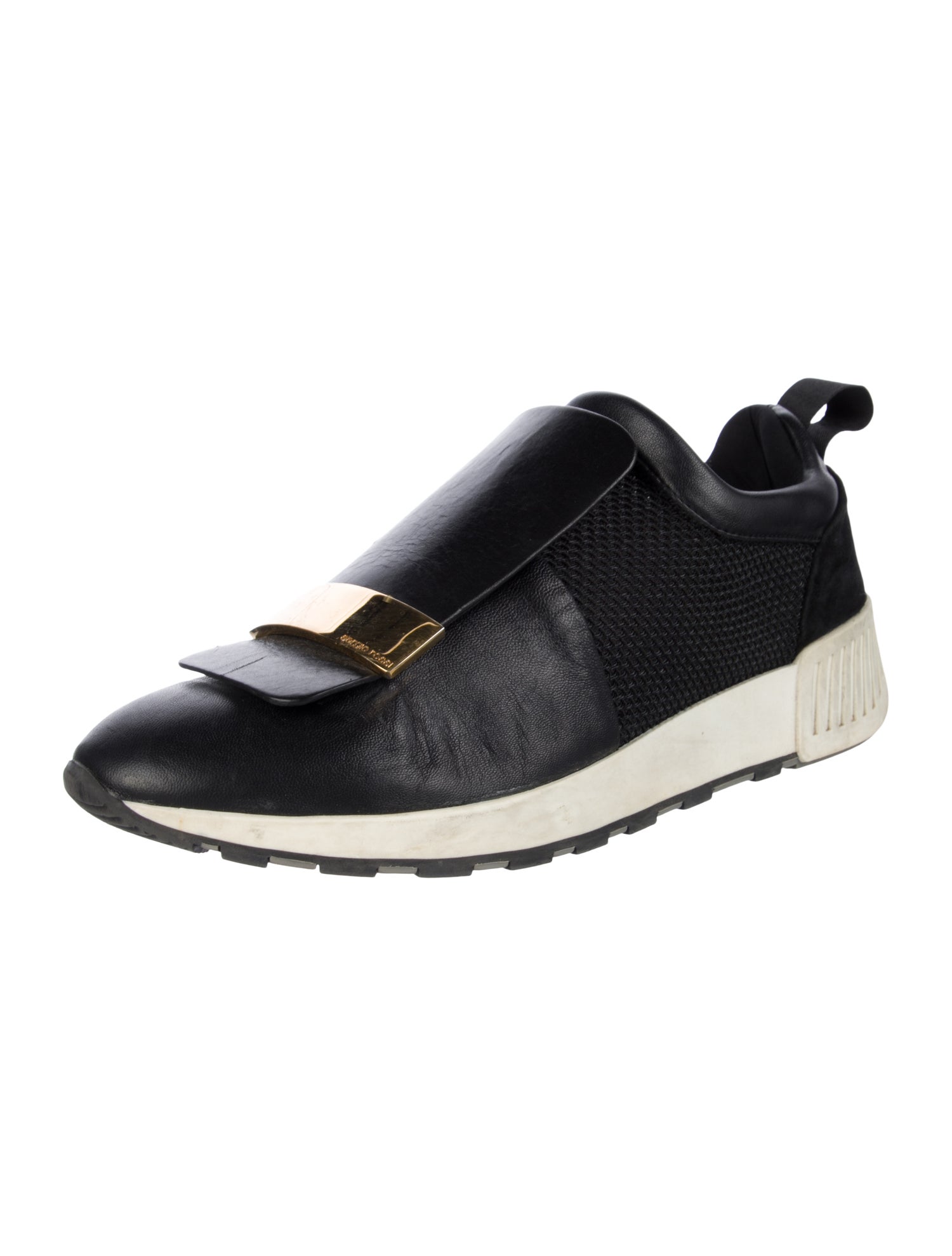 Sergio Rossi Leather Sneakers