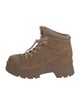 Sergio Rossi Suede Lace-Up Boots