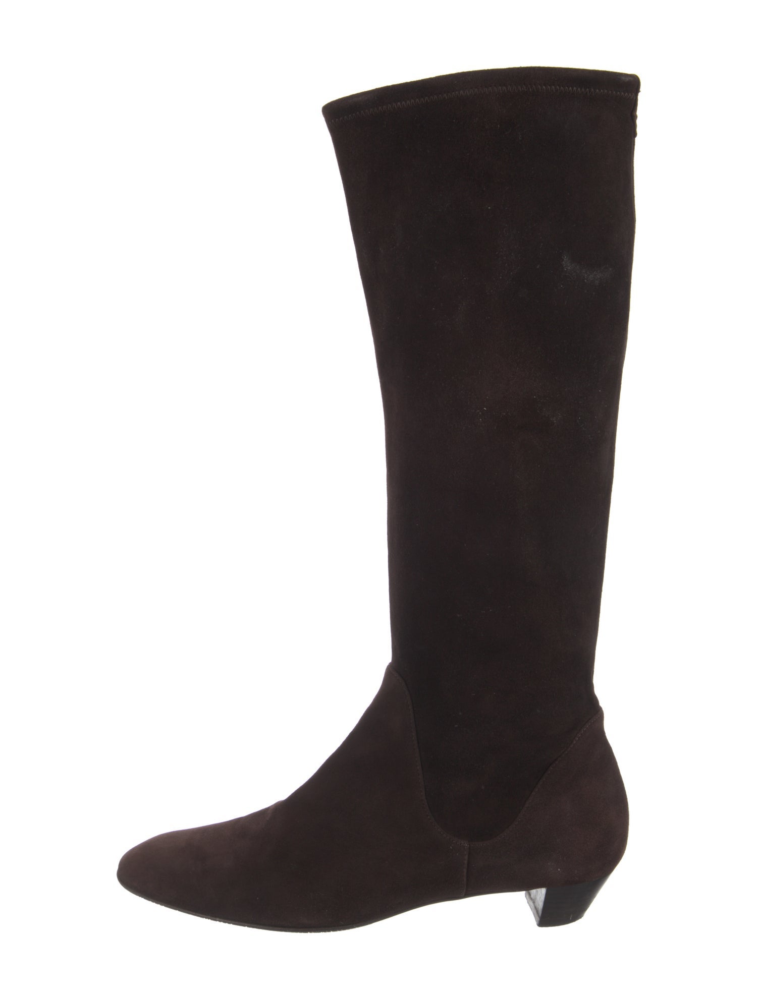 Sergio Rossi Suede Riding Boots