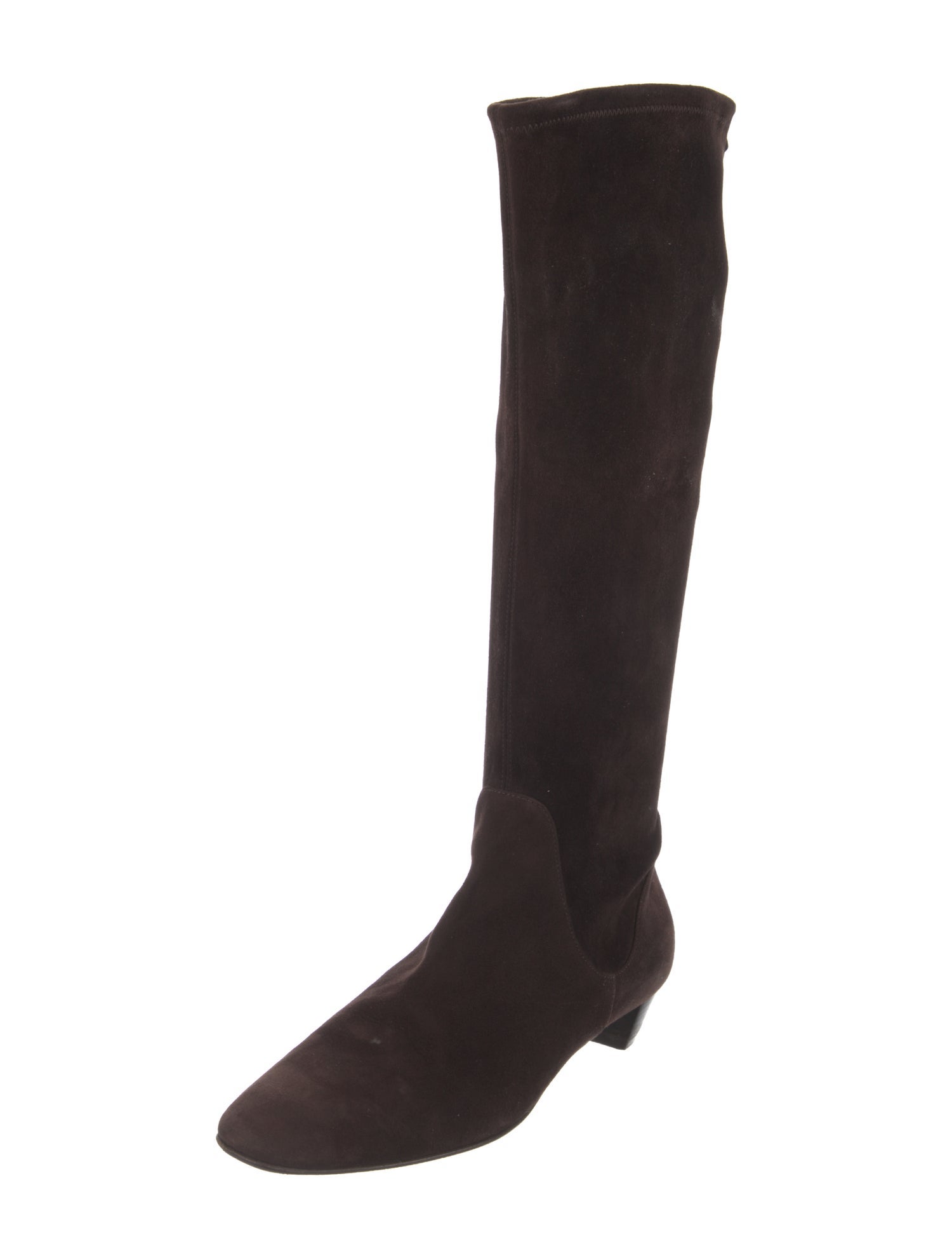Sergio Rossi Suede Riding Boots