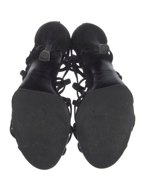 Sergio Rossi Suede Gladiator Sandals