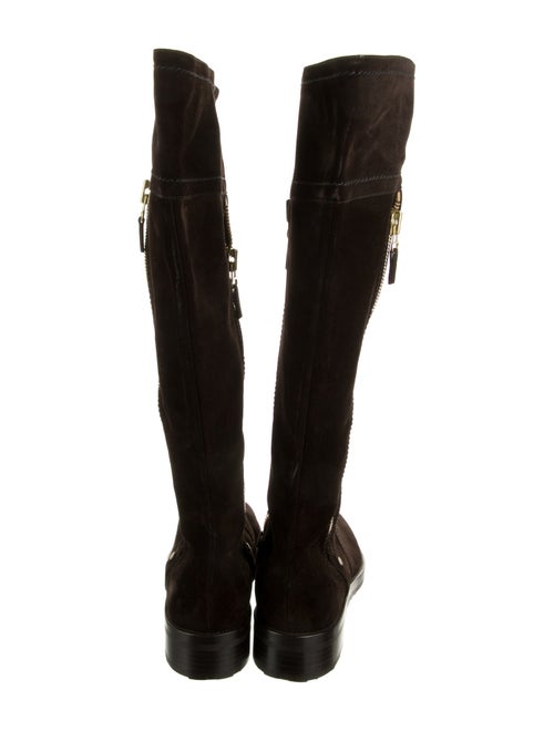 Sergio Rossi Suede Riding Boots