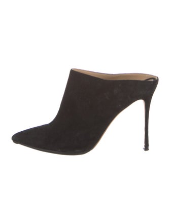 Sergio Rossi Suede Mules