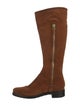 Sergio Rossi Suede Riding Boots