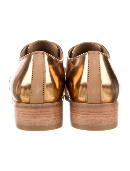 Sergio Rossi Suede Leather Trim Embellishment Oxfords