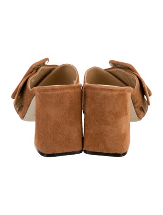 Sergio Rossi Suede Slides