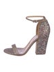 Sergio Rossi Glitter Glitter Accents Sandals