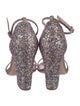 Sergio Rossi Glitter Glitter Accents Sandals