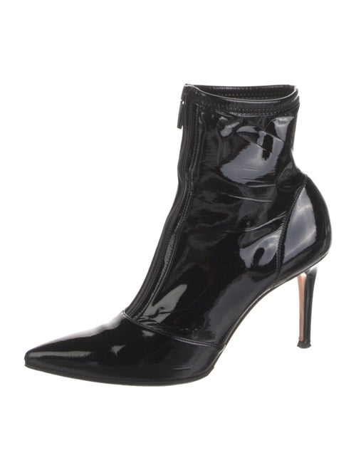 Gianvito Rossi Patent Leather Sock Boots