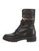 Sergio Rossi Leather Combat Boots