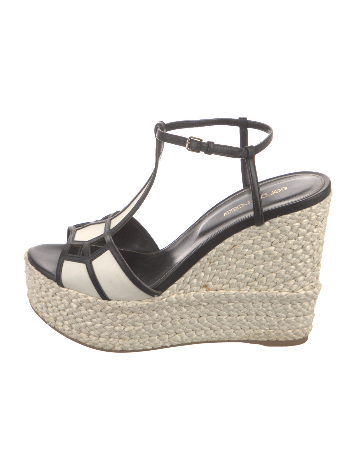 Sergio Rossi Leather Espadrilles