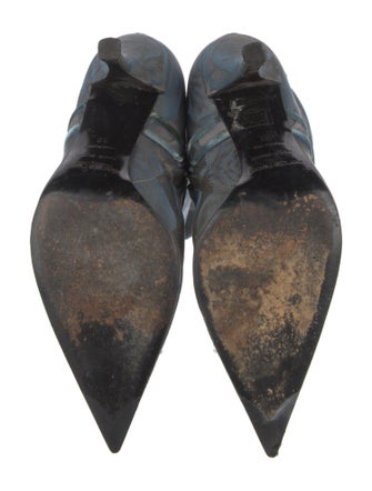 Sergio Rossi Satin Crystal Embellishments Sock Boots