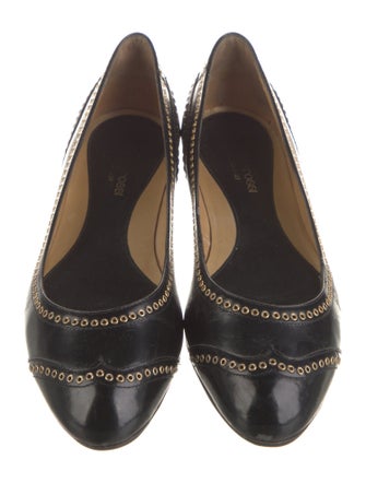 Sergio Rossi Leather Flats