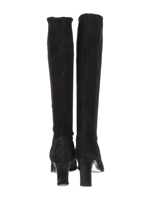 Sergio Rossi Suede Sock Boots