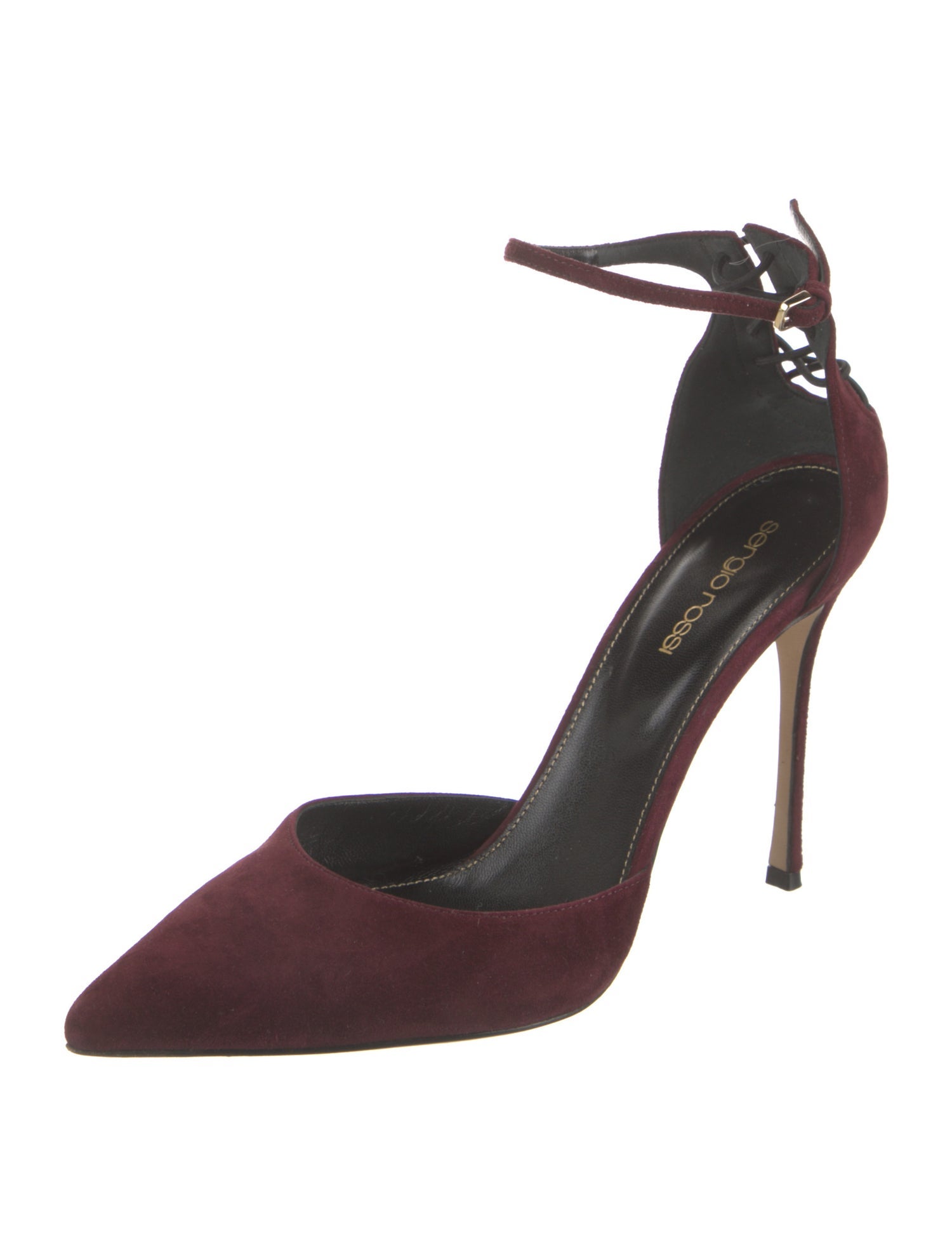Sergio Rossi Suede D'Orsay Pumps
