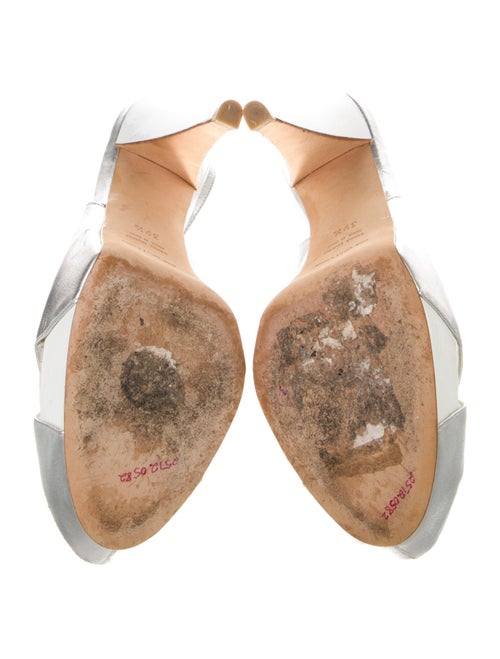 Sergio Rossi Leather Slingback Pumps